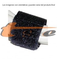 VELCRO PARA CABLES NEGRO 21X250MM PACK 10UDS PROCAB