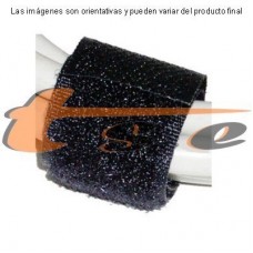 VELCRO PARA CABLES NEGRO 21X250MM PACK 10UDS PROCAB