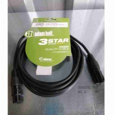 Cable DMX de XLR macho a XLR hembra 3 m Adam Hall